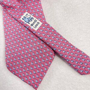 SOLD Vineyard Vines Custom Collection 100% Silk Made in USA Banker Tie